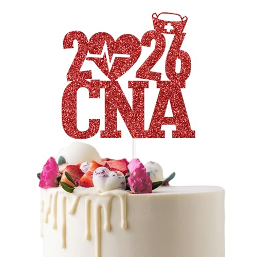 Congrats Nurse Cake Topper for CNA Graduation 2026