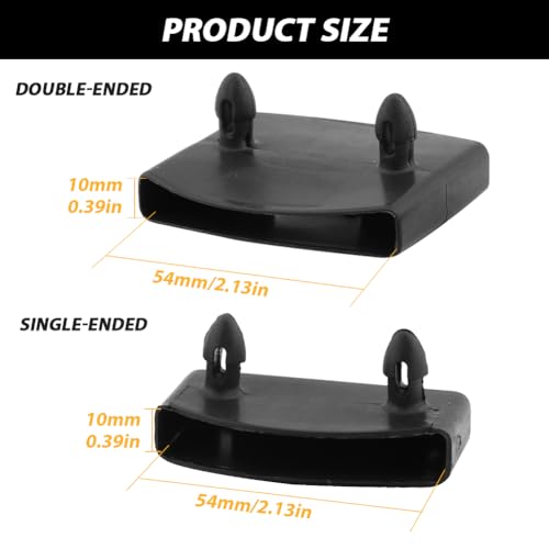 20 Pcs Plastic Bed Slat Holders with End & Center Caps for Bed Frames