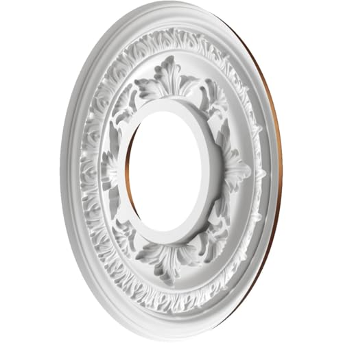 Ekena Millwork Baltimore Ceiling Medallion, 10-in. Metallic Dark Copper PVC