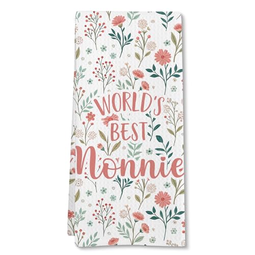 Decorative Kitchen Towels for Nonnies - 16x24in Soft Hand Towels