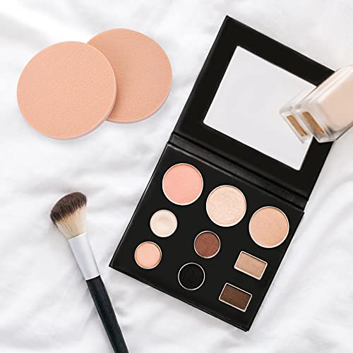 Molain Round Makeup Sponge Puffs 12-Piece Set for Liquid Foundation and Face Painting