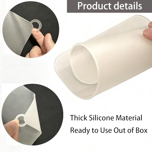 4-Piece Silicone Drain Covers Set for Kitchen & Bathroom