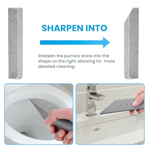 Riuja 14 Pack Pumice Stone Toilet Cleaner for Hard Water and Rust Removal