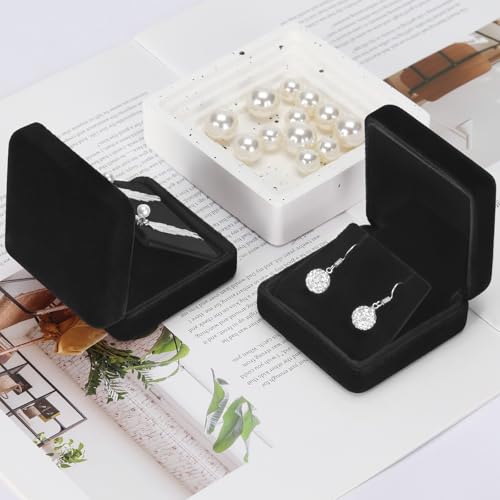 KUKUVR Velvet Earring Gift Box - Jewelry Organizer for Women