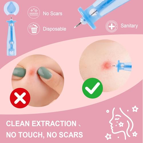 Vathery 3-Step Pimple Patch Kit with Microdart & Hydrocolloid Zit Covers