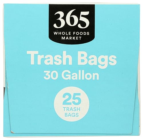 365 by Whole Foods Market Flextra Strength Trash Bags, 30 Gallon, 25 Count