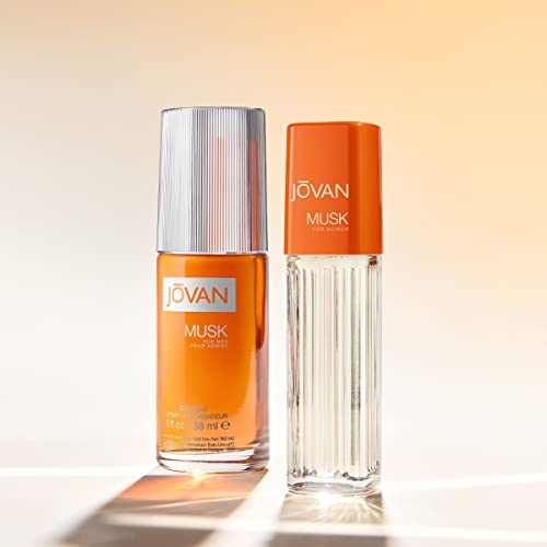 Jovan Musk for Men Eau de Cologne Spray, 3 fl oz (Pack of 2) - Long Lasting Fragrance