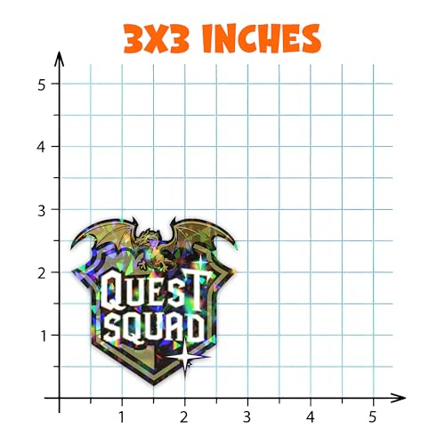 3-Pack Holographic Dragon Stickers - Waterproof Vinyl for Laptops & Water Bottles