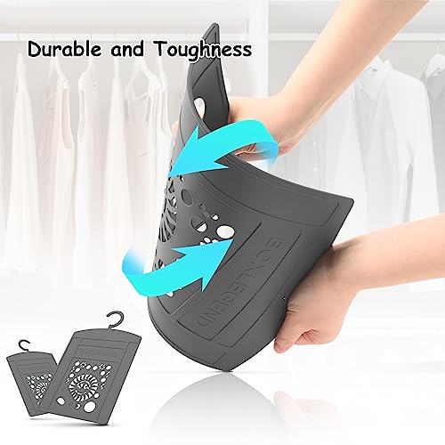 BoxLegend Shirt Folding Board - Small Gray Laundry Folder with Hanging Hook