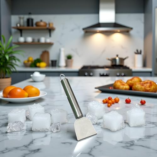 Stainless Steel Kitchen Ice Scraper & Defrosting Shovel