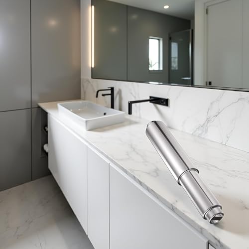 Stainless Steel Toilet Paper Holder with Spring-Loaded Design