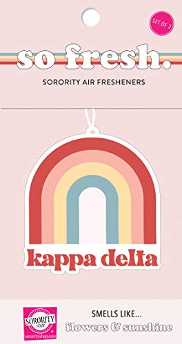 Kappa Delta Rainbow Air Freshener - Flowers & Sunshine Scent (2 Pack)