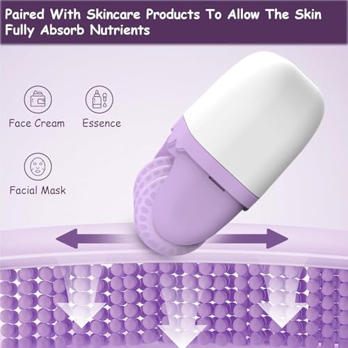 XIMUX 2-in-1 Facial Ice Roller for Face and Eyes - Skin Care Massager