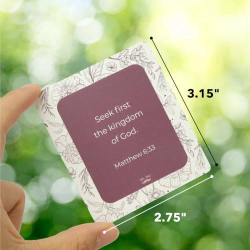 Bible Verse Cards Set - 60 Inspirational Scripture Mini Cards for Devotion & Gifting