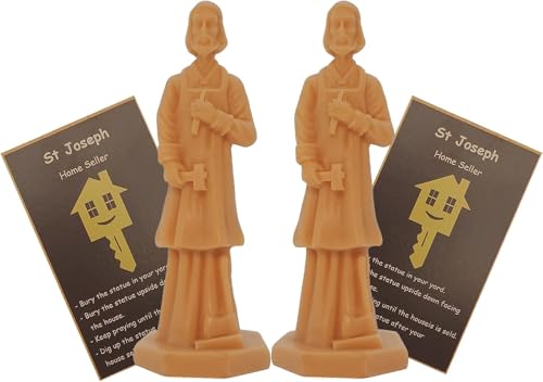 St Joseph Statue Set of 2 for Home Blessing and Protection