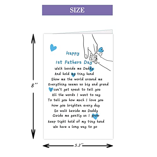 First Father's Day Card from Wife and Baby, Funny 1st Father's Day Gift