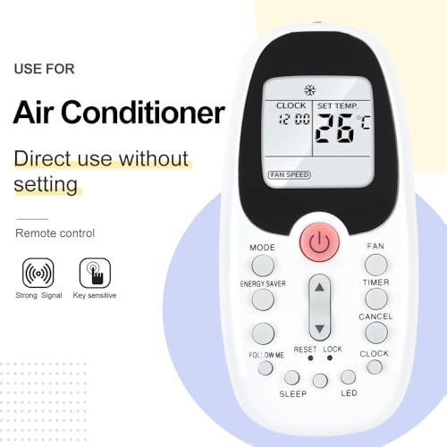 PZL AC Replacement Remote Control for Arctic King Midea Models
