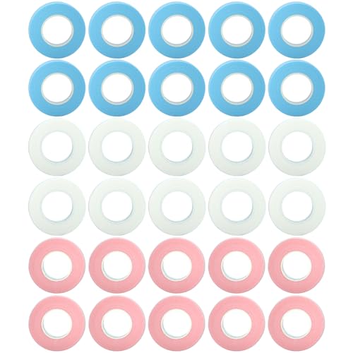 SilkGleam 30 Rolls Eyelash Extension Tape Breathable Hypoallergenic