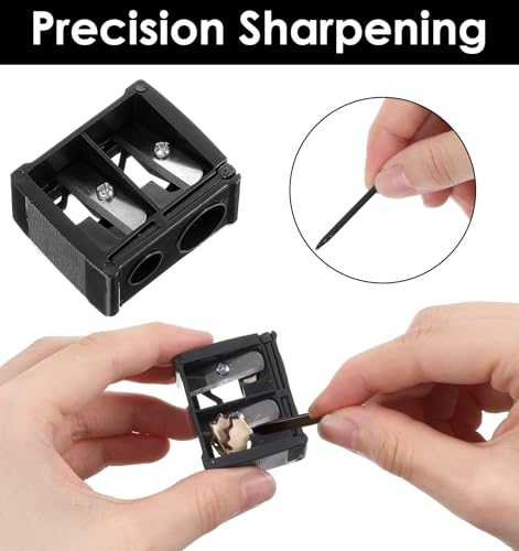 Thrymme Dual Barrel Eyeliner & Makeup Pencil Sharpener 5-Pack