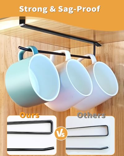 ARTLEO Tumbler Lid Organizer for Kitchen Cabinet, Black 2-Pack Set
