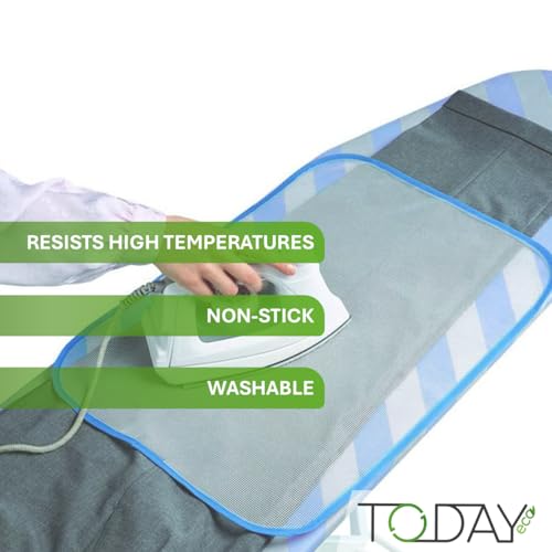 Today Heat Resistant Ironing Pressing Cloth - 40x60cm Mesh Protector