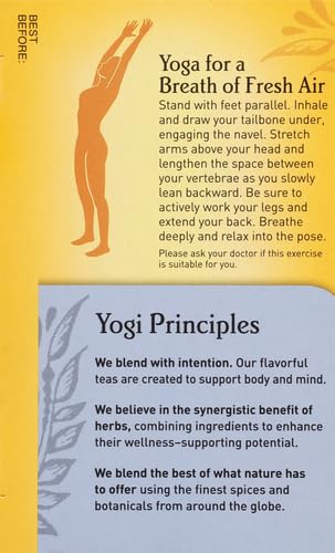 Yogi Tea Breathe Deep Herbal Tea, Support Respiratory Health, 32 Count