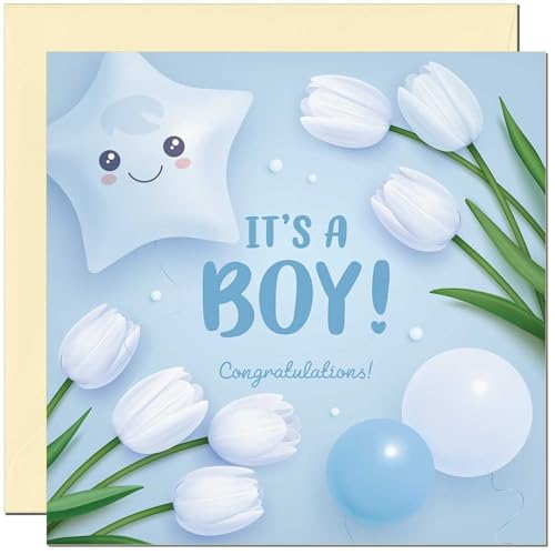 Congratulations New Baby Card - Eco-Friendly Baby Shower Card