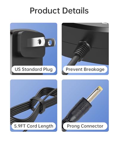 13.3V Replacement Charger for Shark UltraCyclone Cordless Vacuum