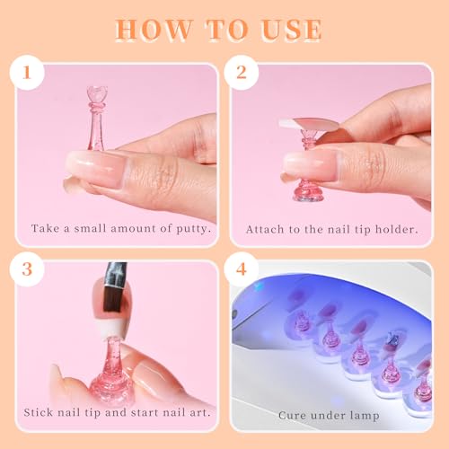 MAYEEN Magnetic Nail Art Display Stand & Practice Holder Set
