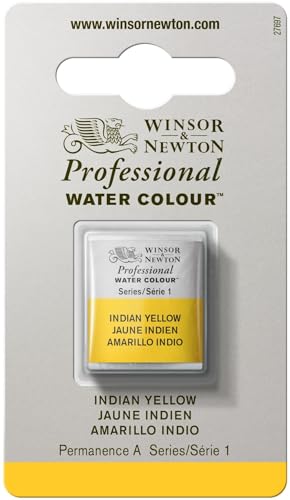 Winsor & Newton Professional Watercolor Half Pan - Indian Yellow