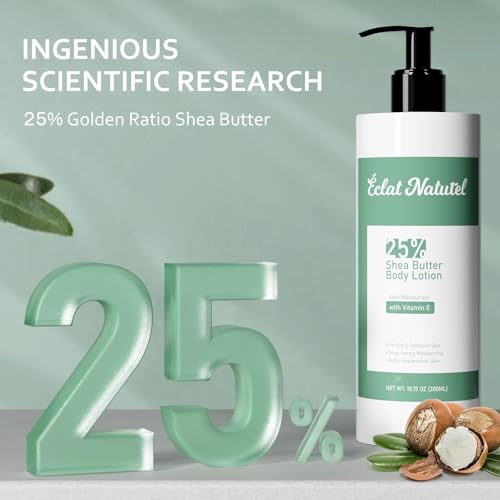 Éclat Naturel Shea Butter Body and Hand Lotion with Vitamin E