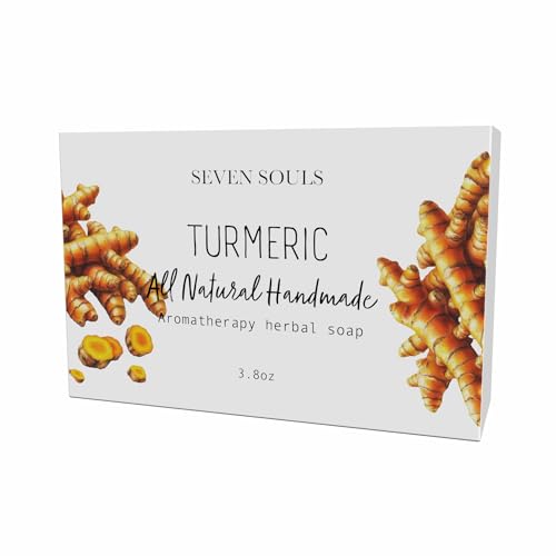 Seven Souls Turmeric Soap Bar – Natural Brightening & Dark Spot Care 4 oz
