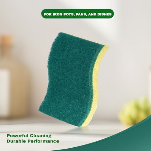 ECLINSO 9-Pack 3-in-1 Sponge Variety Set for Kitchen & Bath