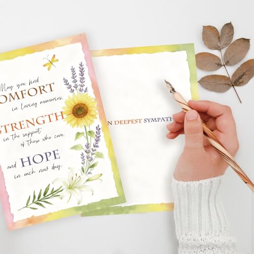 Comforting Sympathy Card - Hope & Strength Gift for Loss