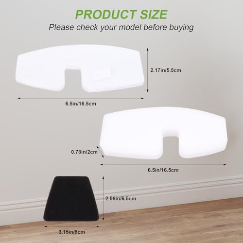 Eureka Flash NES510 Vacuum Replacement Filter Set - 3 Foam, 3 Felt, 3 Post Filters