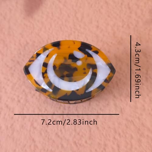 Evil Eye Hair Claw Clip Cellulose Acetate Nonslip Hair Accessory
