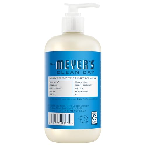 Mrs. Meyer's Clean Day Liquid Hand Soap, Blueberry Scent, 12.5 Fl Oz