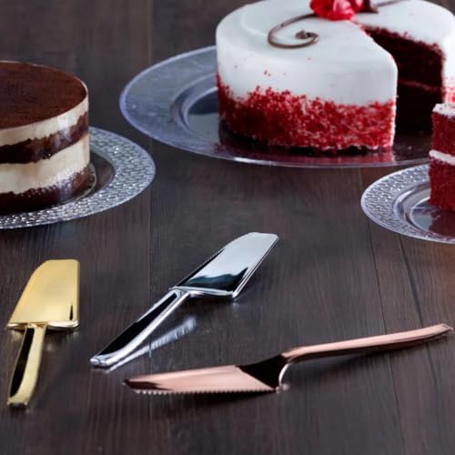 Lillian Collection Silver Polished Cake Server Set - 2 Pack