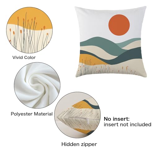 Tropical Velvet Pillow Covers 18x18 Inch - Double Sided Beach Decor