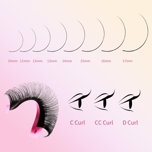 FAIRYTIS Cashmere Lash Extensions Matte Black Individual Eyelashes Tray