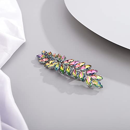 BERYUAN Crystal Hair Clip for Women Prom Party Bridal Hair Accessories