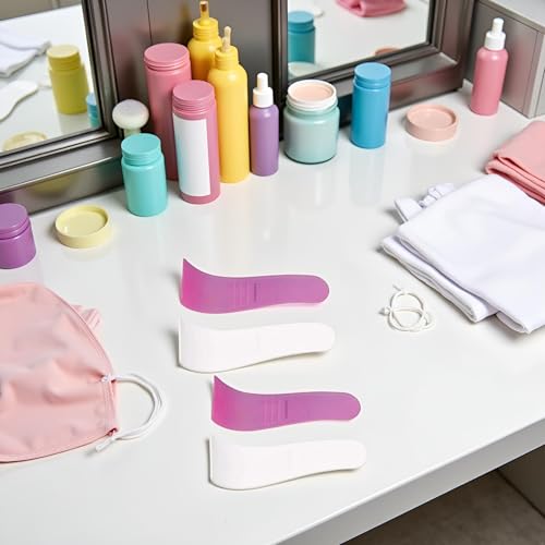 WLngtv 20 Pcs Plastic Waxing Spatulas and Face Mask Applicators