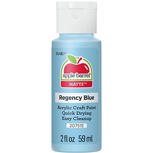 Apple Barrel Acrylic Paint 2 oz - Matte Regency Blue