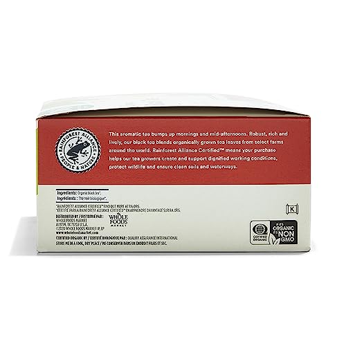 Organic Black Tea Bags - 70 Count Twin Pack from 365 by Whole Foods Market
