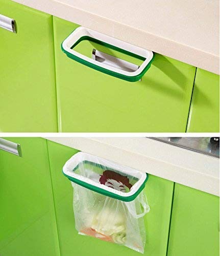 Lunies Over Cabinet Trash Bag Holder - Space-Saving Kitchen Organizer