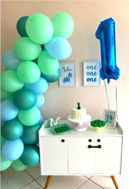 Jumbo Navy Blue Number 1 Balloon - 40 Inch Mylar Foil for 1st Birthday, Anniversaries & Photo Shoots