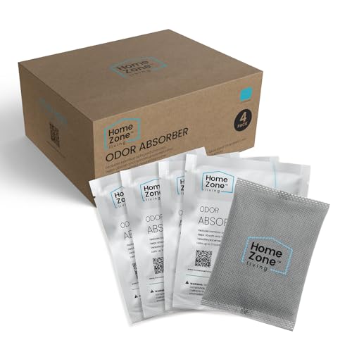 Bamboo Activated Charcoal Air Purifying Bag Set of 4