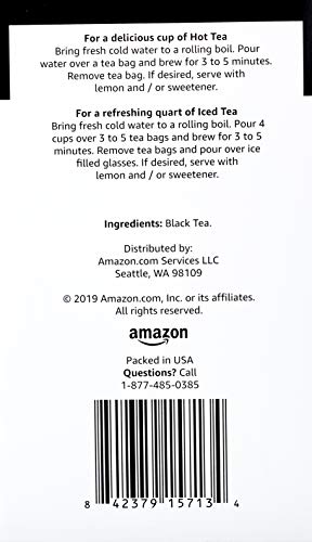Happy Belly English Breakfast Tea Bags, 20 Count (Pack of 2)