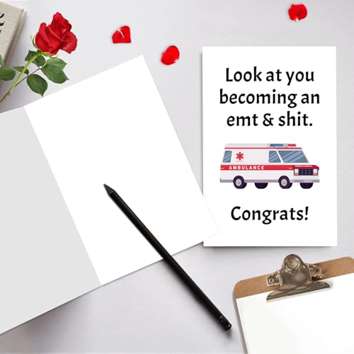 Funny EMT Graduation Card - Celebrate Emergency Medical Service
