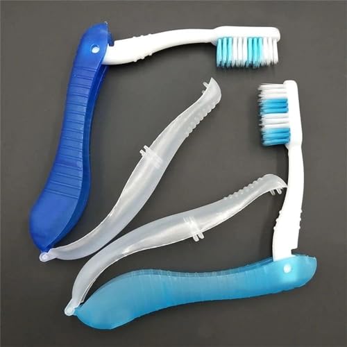 Galepromot Folding Travel Toothbrush, Portable Soft Bristle Manual Toothbrush
